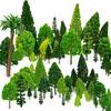 OrgMemory Model Tree Miniature Garden Wood Diorama Model Model Tree Diorama 29 Trees Cm HO Scale Model Landscape Railway Model Architectural Model
