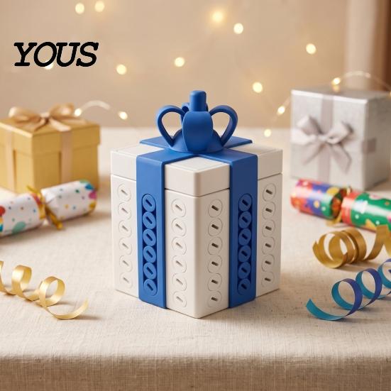 Puzzle Gift Box Annoying Prank Box, 3D Printed Reusable Cash & Card with Hidden Compartment Holder, Hilarious Challenge Funny Surprise for Birthday