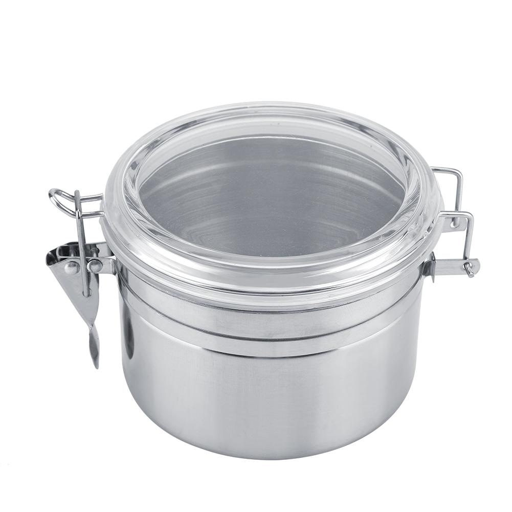Stainless Steel Coffee Container Vacuum Sealed Storage Jar for Sugar Tea Bean