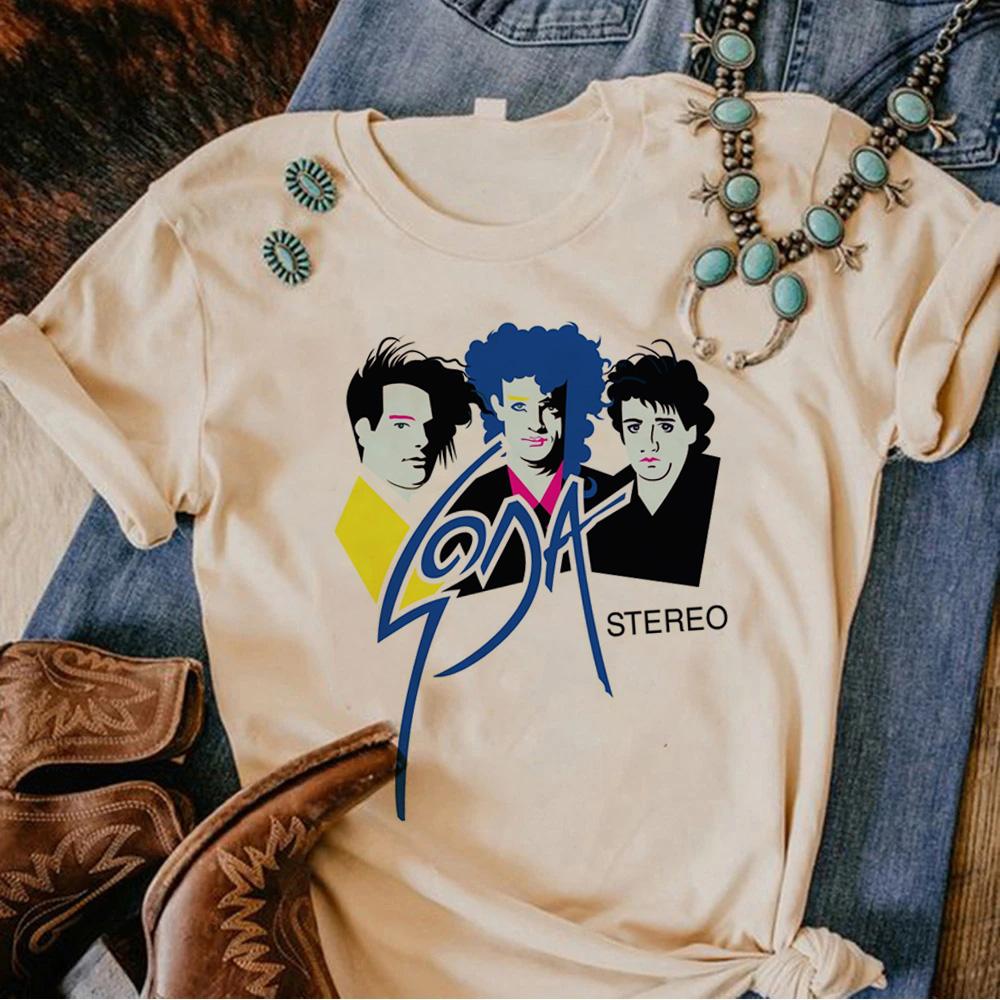 Soda Stereo Tee Women funny comic designer tshirts feUnisex Unisexga funny comic clothes