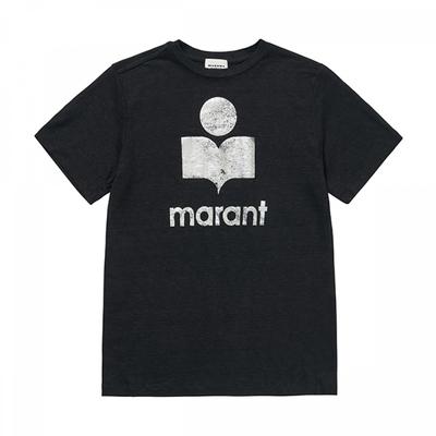 ISabelle Marant TS0001fb A1n10e 01bk Zewel Zewell Льняная Женская S Футболка с коротким рукавом
