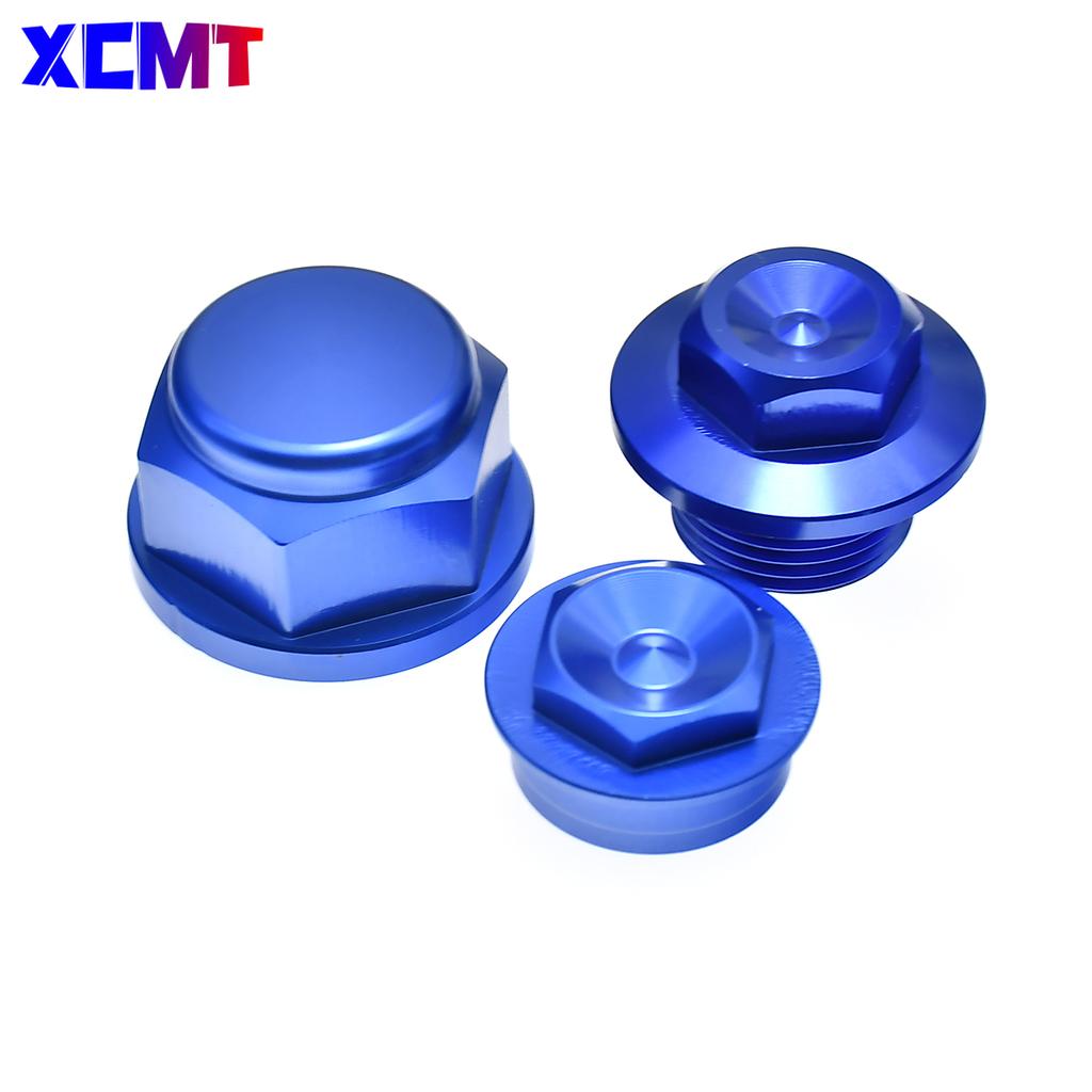 Front Wheel Lock Nut Bolt Rear Chain Adjuster Axle Block Wheel Axle Nut Cocer CNC For KTM SX SXF XC XCF EXC EXCF XCW SMR 85-530