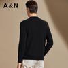 Antonio Men's 100% Cashmere Round Neck Pullover Sweater
