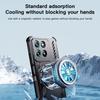 KEYSION Термозащитный чехол для Motorola G86 5G G57 G67 Power Магнитное охлаждение Ударопрочный чехол для телефона для MOTO G100 G15 G75 5G