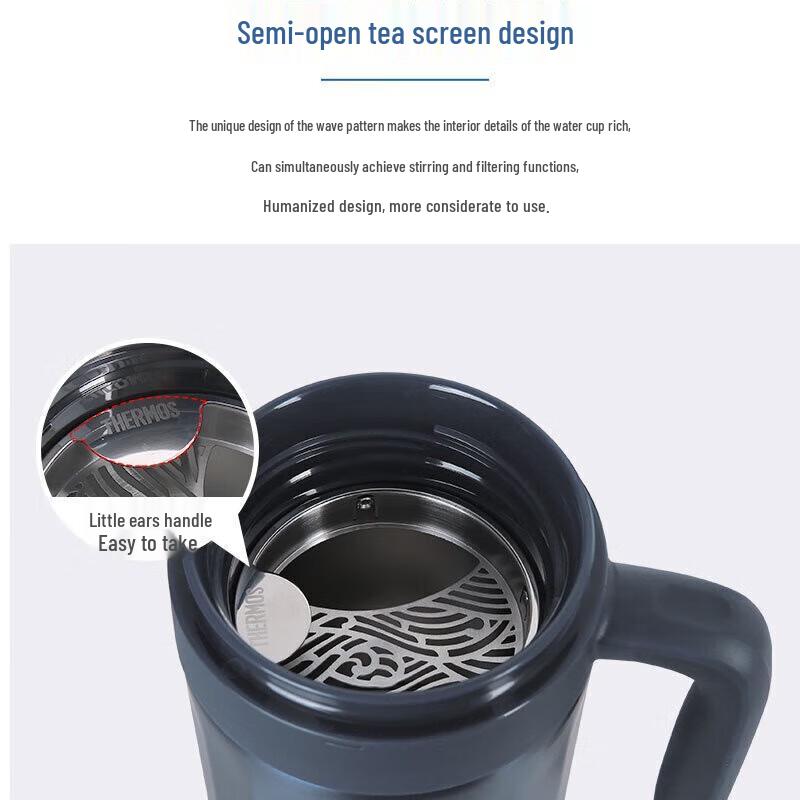 Термокружка Thermos TCMN-600 из нержавеющей стали, с изоляцией, для офиса
