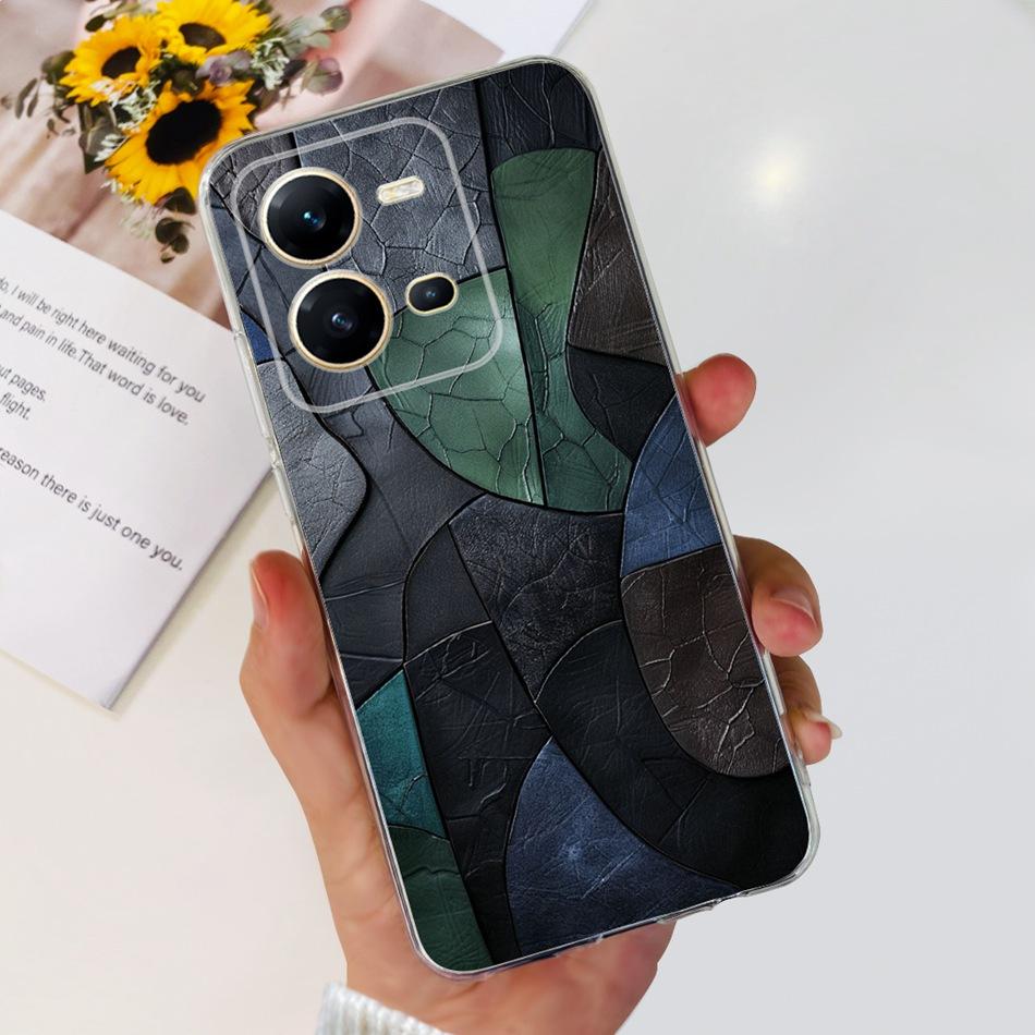 Чехол для Vivo V25 5G Vivo V25e 4G VivoV25 V 25 25E V2202 V2201 Модный Крутой Рисунок Мягкий Силикон ТПУ Чехлы для Телефона