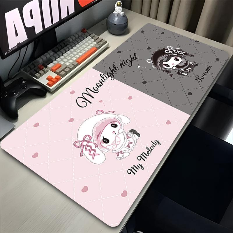 Mouse Pad Kawaii Mousepad Gaming Keyboard Pad Computer Kkuromi My Mmelody Desk Mat Accessories Gamer Mausepad Office PC Carpet