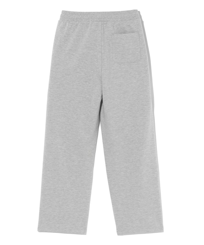 RAYFIKERS Single-Pleat Wide Sweatpants Mq6Pu178_Melange Grey