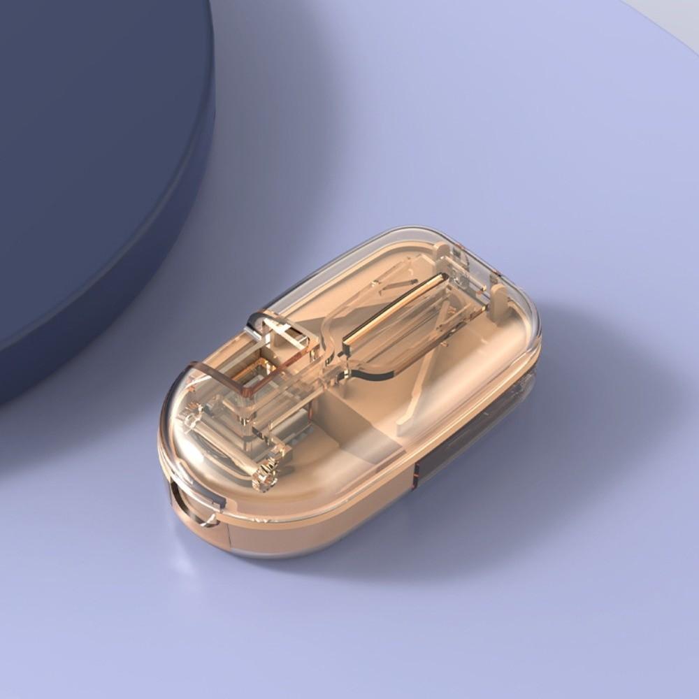 Multifunctional Pill Box with Pill Cutter 3 in 1 Medicine Tablet Storage Box for Home Travel