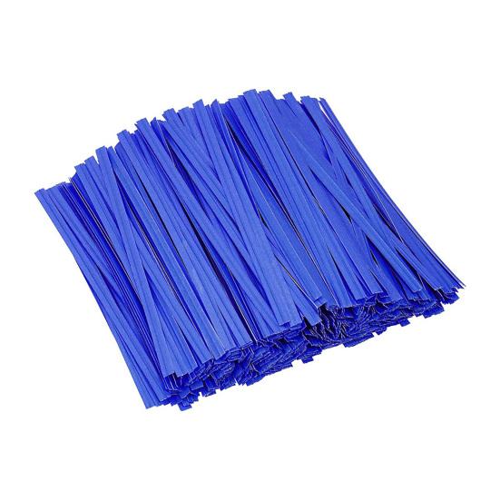 1000 шт. крафт-бумага стяжек-перевязок многоразового использования с проволочным сердечником гибкие кабельные стяжки для упаковки хлеба торта конфет праздничные сувениры