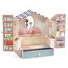 DJECO Jeco Chino Shop Music Box Kit Dollhouse Jewelry Box Dress Up Doll Play Play Set Pretend Store Present for Girls Children Montessori Elementary