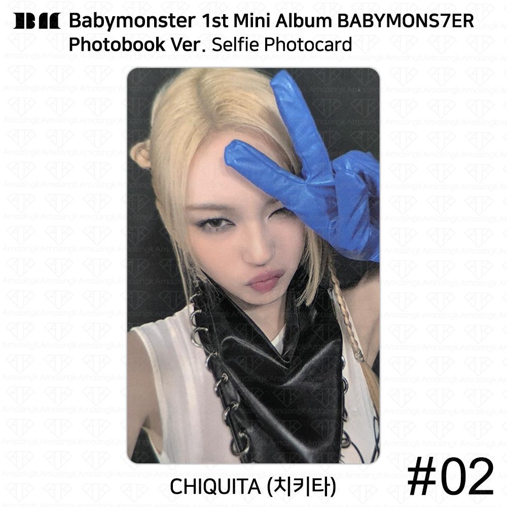 BABYMONSTER Официальная фотокарточка первого мини-альбома BABYMONS7ER Ахён Рами Рора Аса