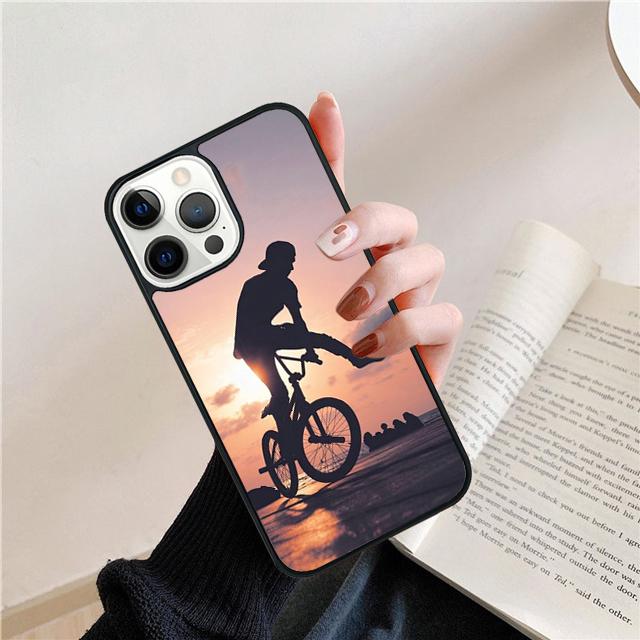 Спортивный Горный Велосипед Велоспорт Арт Чехол Для iPhone 17 Air 15 16 14 13 12 Pro Max 11 Pro Max Plus Чехол Для Телефона Coque