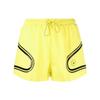 Color Block Striped Casual Shorts Women Shorts Yellow HS8196