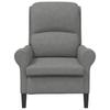 Armchair Dark Grey 76 x 94 x 102 cm Microfiber