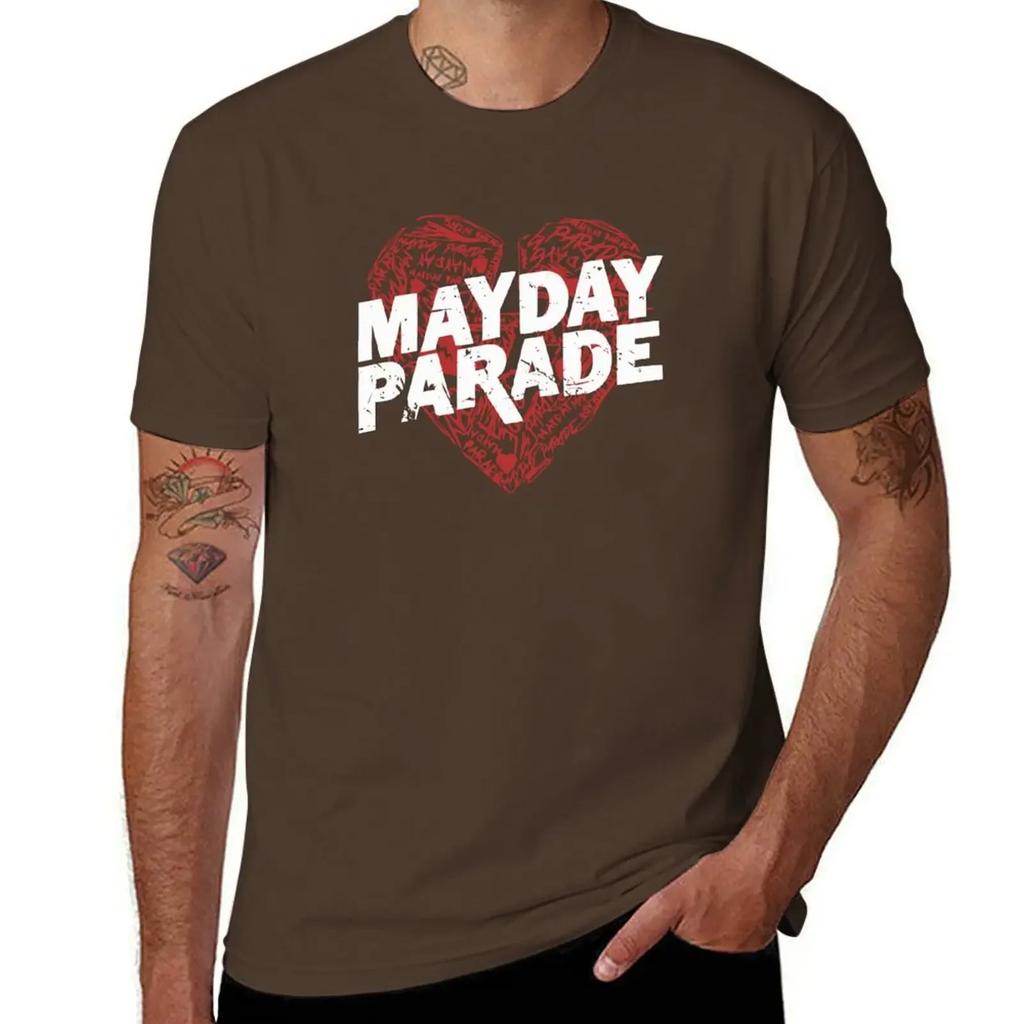 heart art mayday parade logo T-Shirt vintage tees vintage graphic tee workout shirts for men