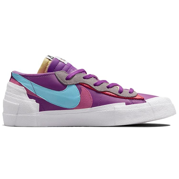 Nike X sacai x KAWS Blazer Low 'Фиолетовый закат' Мужские DM7901-500