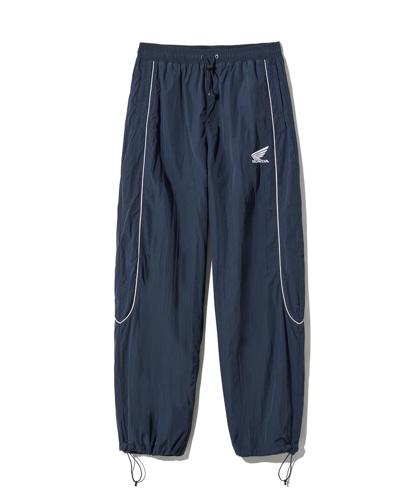 PHYPS MOTORCYCLE Basic Logo Nylon Track Pants Navy
