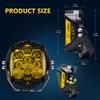 LED Sport Work Lamps 3'' 5'' Automobile for Lada Off Road Use 4X4 Vehicle Auxiliary Lights LED 7 Inch Jeep Combo Driving Headlam
