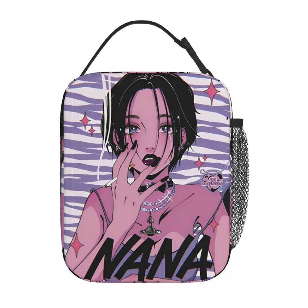 Nana Osaki Comics Insulated Lunch Bags Thermal Bag Reusable High Capacity Tote Lunch Box Food Storage Bags School Travel