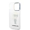 Etui do iPhone 14 Pro Max Karl Lagerfeld Ikonik Transparentne