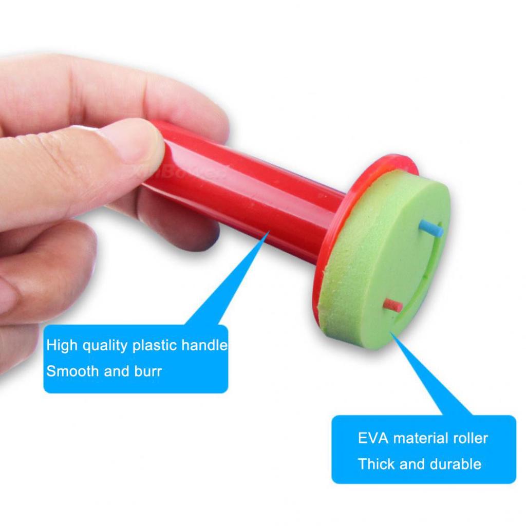 6шт/набор губки кисти для рисования цветов штамп DIY детский рисунок инструмент для рисования