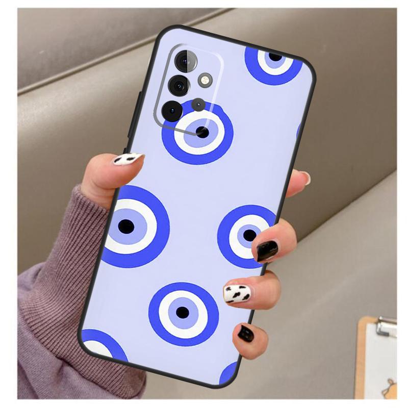 Чехол со принтом 'Счастливый глаз' и 'Синий сглаз' для Samsung Galaxy A32 A52 A12 A22 A16 A26 A36 A56 A06 A55 A35 A15 A54 A34 A14 A13 A53