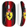 Mouse - Maniacase - Ferrari Logo - Wireless - White - Comfortable Ergonomic Design