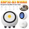 Совместимая с DeepSeek XiaoZhi AI Голосовой Чат-бот Мяч ESP32-S3 Плата Разработки 1,28-дюймовый ЖК-дисплей spHome Assistant Wifi Погода N16R8