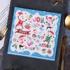 20Pcs/pack Vintage Christmas Series Printed Paper Disposable Tableware Napkin Tissues DIY Xmas Party Decoration