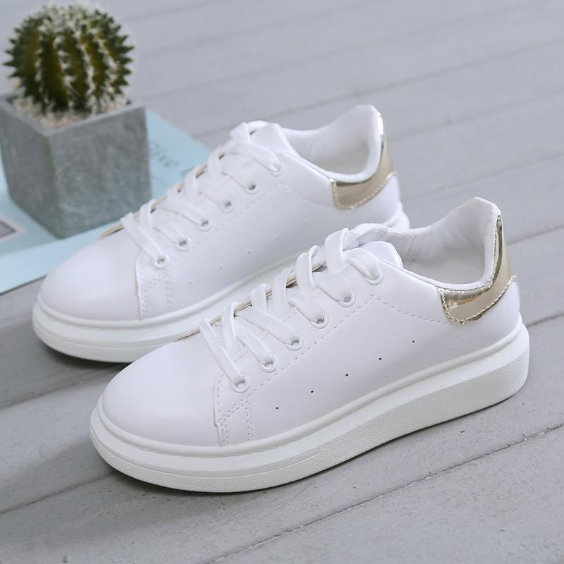 Female Students Running Sneakers Casual Platform Board Shoes