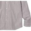 Uniqlo Полосатая Повседневная Рубашка с Длинным Рукавом Мужские рубашки Каштановый 462375-37