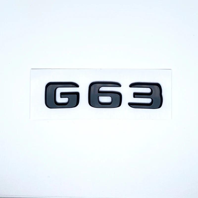 2017 Flat Letters G63 G65 V8 Biturbo V12 Biturbo Emblem for Mercedes Benz W463 Car Side Fender Trunk Nameplate Logo Sticker UO2
