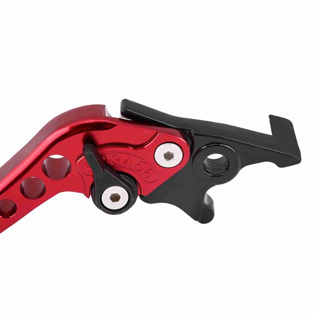 2pcs 6-Position Adjustable Brake Clutch Levers CNC Aluminum Modified Brake Lever For Modification