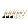 Take Meat Paw Key Holder Cat Dog Carabiner 6 Piece Set Stylish Cute Keyring Lightweight Animal Charm PR-NIKUKEY-6ST