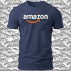 Новая футболка с логотипом Amazon, смешная, сделано в США, размеры S - 5XL, унисекс