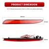 2PCS Car LED Rear Bumper Reflector Light For Mazda 3 Speed 3 2010 2011 2012 2013 Axela Sport/Sedan/Mazdaspeed BL5FW BLEAW BLEFW