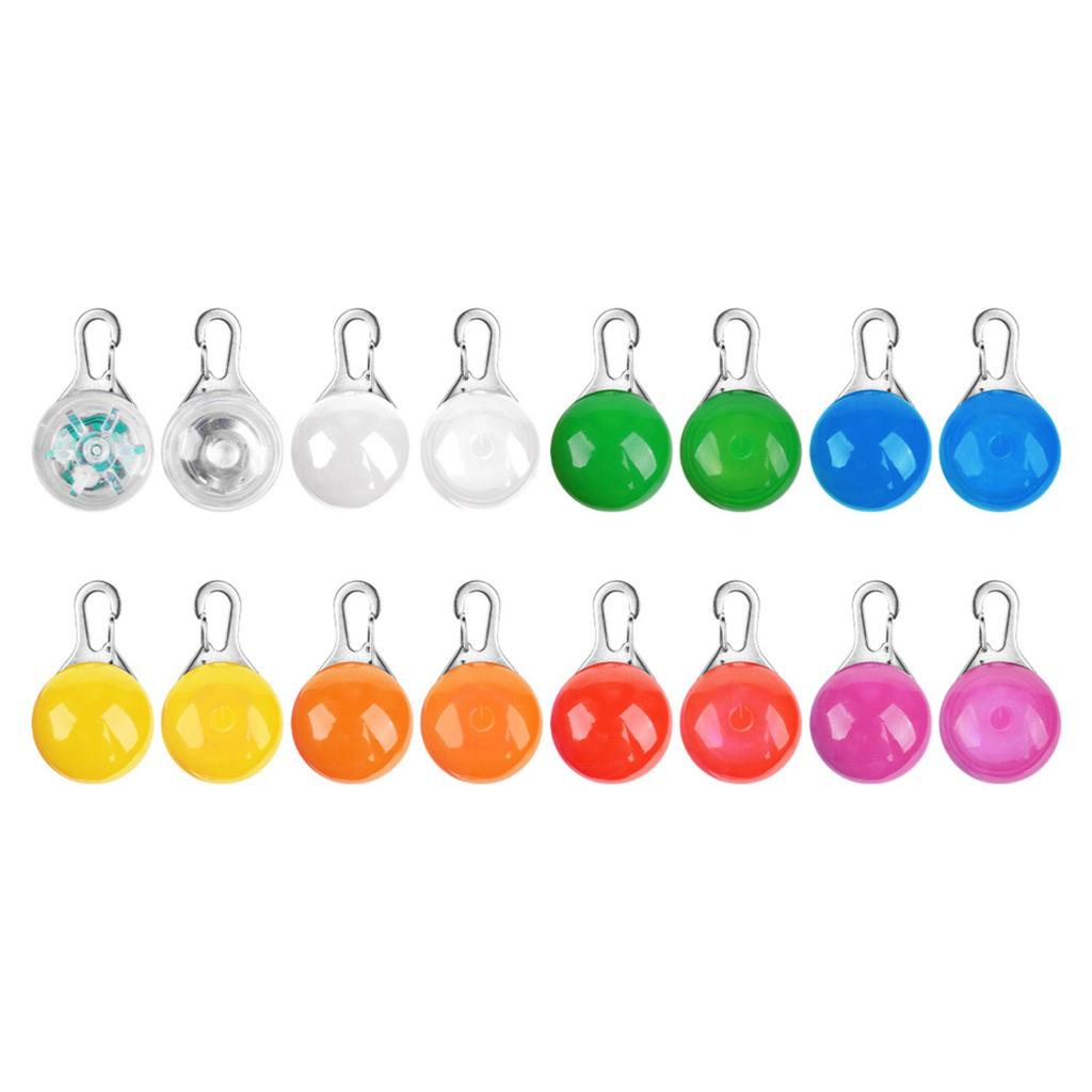 2 Piece Dog Safety Light Pendant Clip On Light with 3 Flashing Modes for Better Visibility During Night Walks and Outdoor Activities
