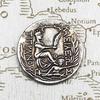 Copy Antique Greek Silver Coin Silver Plated Commemorative Coin Tigran II Kingdom of Armenia Goddess of Fate Coin