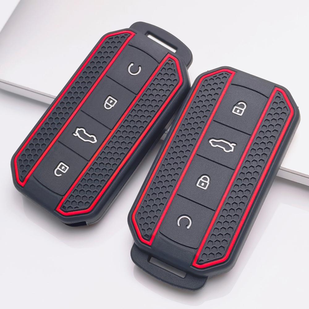 Чехол-брелок для Chery Tiggo Защита от царапин Ударопрочная защита Мягкая текстура для захвата Чувствительные кнопки Защита от пыли