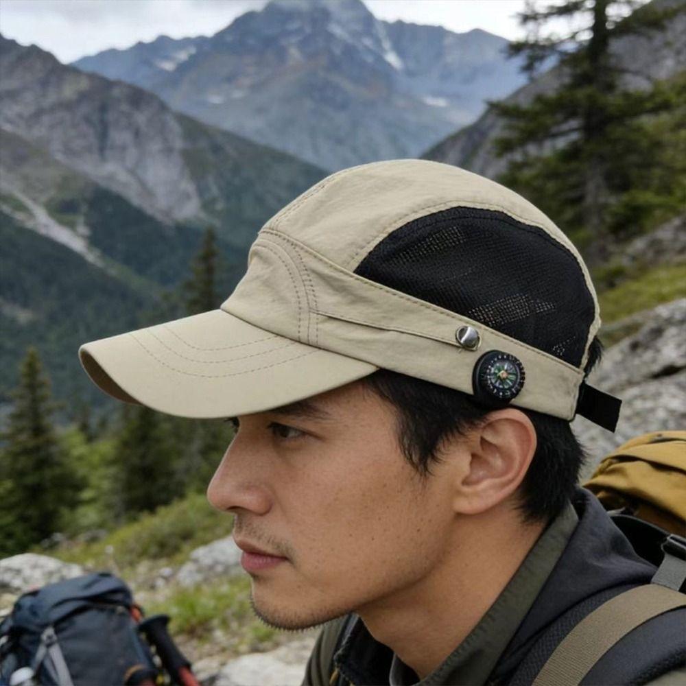 Adjustable Cycling Sun Hat Breathable Peaked Cap Fashion Trucker Cap Unisex
