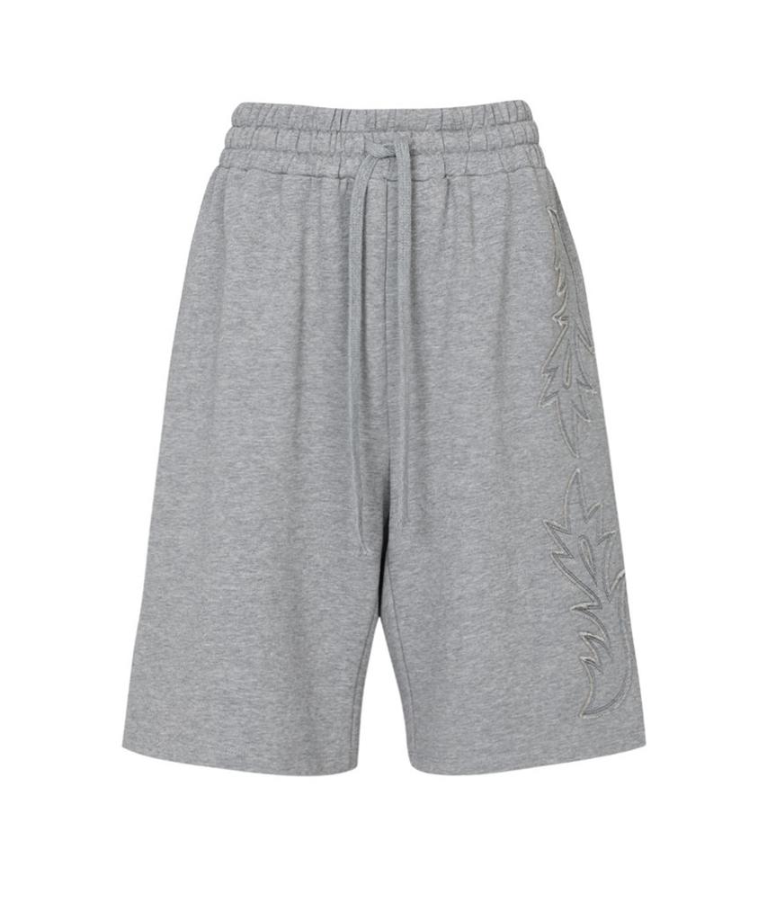 LOULOUSEOUL Western Sweat Shorts (Gray)