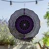 Bohemian Style Metal Wind Spinner 10 Inch Hanging Garden Decor for Patio Backyard Unique Outdoor Gift Art Ornament No Battery Needed