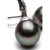 Boucles d'Oreilles - Pearls &amp; Colors - Perles de Culture de Tahiti 8-9 mm - Argent Massif - Garantie 2 ans
