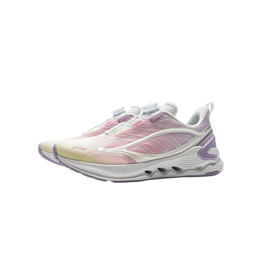 Детские кроссовки для бега Li Ning Удобные Универсальные Нескользящие Амортизирующие Прочные Низкие Детские кроссовки Светло-розовые YKFV018-2