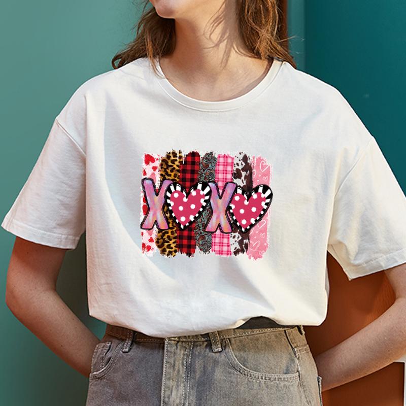 Наклейки на одежду Xoxo Valentine, наклейки Parches Ropa, футболки, аппликации с термопрессом, толстовки с капюшоном, термонашивки своими руками