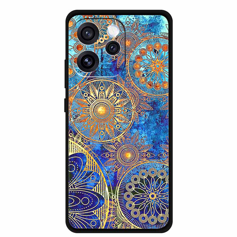 Чехол для телефона Oppo Reno15 Мягкий силиконовый чехол из ТПУ для OPPO PLW110 6,32" Черный чехол для Oppo Reno 15 5G Модный крутой корпус