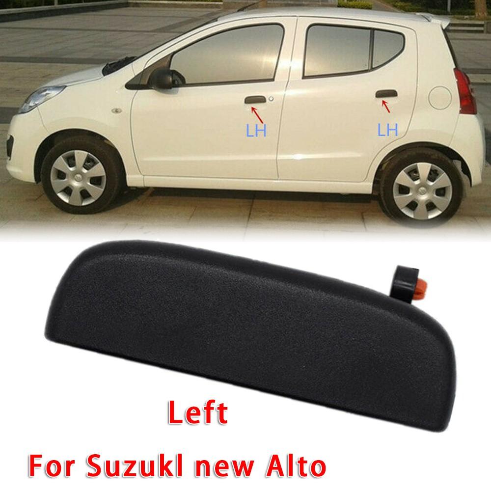 For Suzuki Alto Black Front Left Car Outer Grab Handle Outside Door Knob Plastic