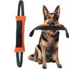 Dog training bite stick tear-resistant cloth spliced leather interactive tug-of-war pet toys outdoor dog training supplies