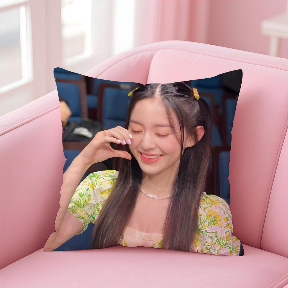 Горячая Милая Корейская Kpop Актриса ППарк Джи Ху Наволочка для Подушки Короткий Плюш Невидимая Молния Комната Диван Наволочка